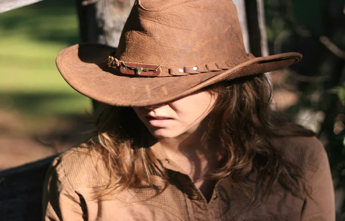 Styles of Brown Leather Hats
